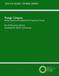 Pange Lingua (Motet on Gregorian Theme) SATB choral sheet music cover